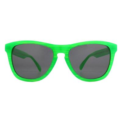 A10833(1) Unisex Durable neon green Acetate Full Rim Wayfarer Modern Sunglasses Eyewear
