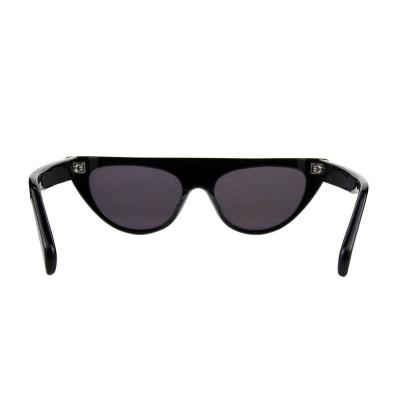 A10825(2) Women's Lightweight yellow Acetate Full Rim Cat Eye Vintage Sunglasses Eyewear