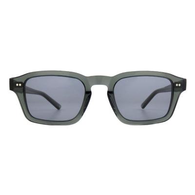 A10820(3) Unisex Lightweight crystal pink Acetate Full Rim Square Modern Sunglasses Eyewear