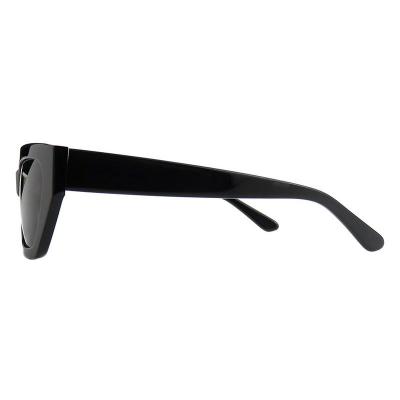 A10837(1) Women's UV400 Protection black Acetate Full Rim Geometric Modern Sunglasses Eyewear
