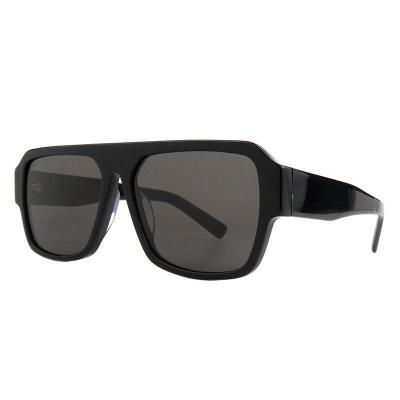 A10815(1) Men's Lightweight black Acetate Full Rim Shield Modern Sunglasses Eyewear