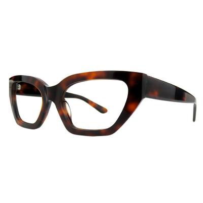 A10837(3) Women's UV400 Protection black Acetate Full Rim Geometric Modern Sunglasses Eyewear
