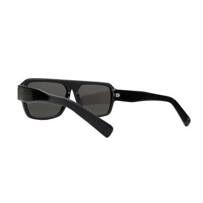A10815(1) Men's Lightweight black Acetate Full Rim Shield Modern Sunglasses Eyewear