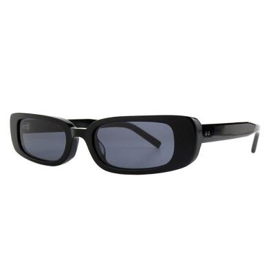 A10829(1) Women's Premium Quality black Acetate Full Rim Geometric Vintage Sunglasses Eyewear