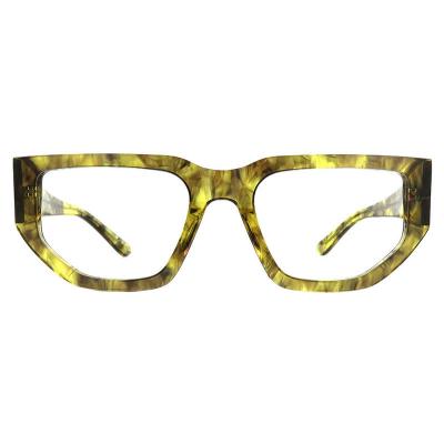 A10838(1) Unisex Lightweight olive green tortoise Acetate Full Rim Geometric Modern Sunglasses Eyewear
