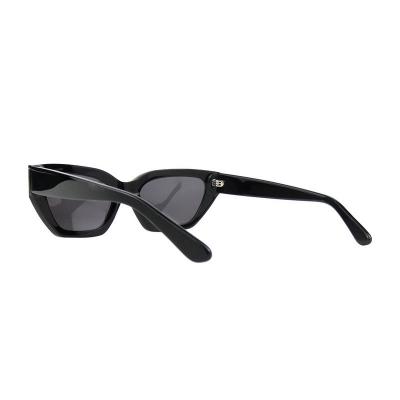 A10837(1) Women's UV400 Protection black Acetate Full Rim Geometric Modern Sunglasses Eyewear