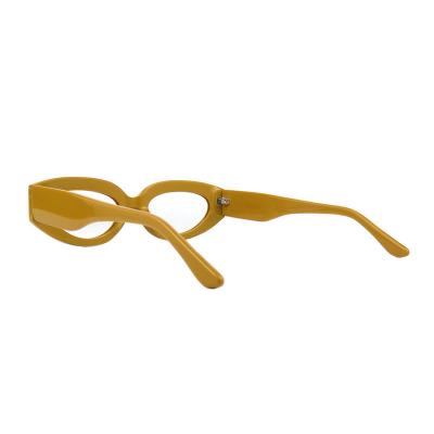 A10824(2) Women's Hand Polished sage green Acetate Full Rim Oval Vintage Sunglasses Eyewear