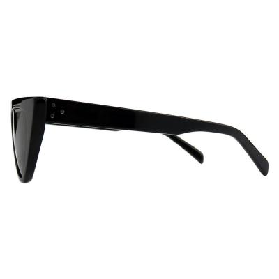 A10825(2) Women's Lightweight yellow Acetate Full Rim Cat Eye Vintage Sunglasses Eyewear