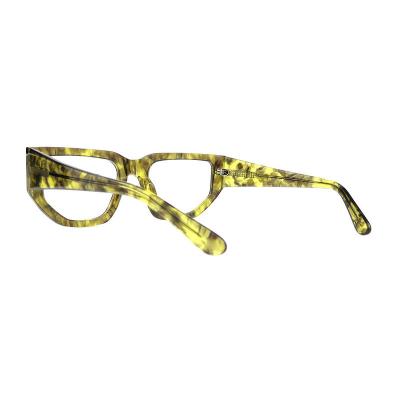 A10838(1) Unisex Lightweight olive green tortoise Acetate Full Rim Geometric Modern Sunglasses Eyewear