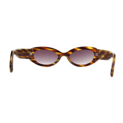 A10834(1) Women's Durable tortoise Acetate Full Rim Oval Vintage Sunglasses Eyewear