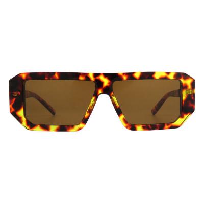 A10818(2) Unisex Scratch Resistant crystal Acetate Full Rim Geometric Modern Sunglasses Eyewear