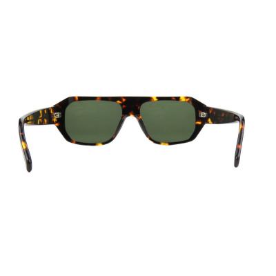 A10819(2) Unisex UV400 Protection black Acetate Full Rim Geometric Modern Sunglasses Eyewear