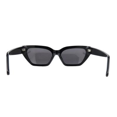 A10837(1) Women's UV400 Protection black Acetate Full Rim Geometric Modern Sunglasses Eyewear