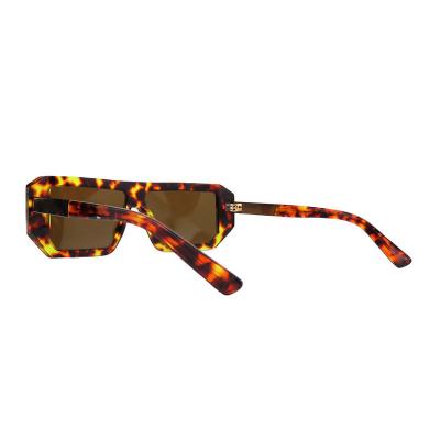 A10818(2) Unisex Scratch Resistant crystal Acetate Full Rim Geometric Modern Sunglasses Eyewear