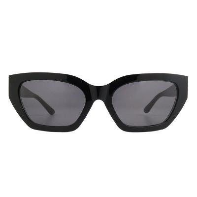 A10837(1) Women's UV400 Protection black Acetate Full Rim Geometric Modern Sunglasses Eyewear