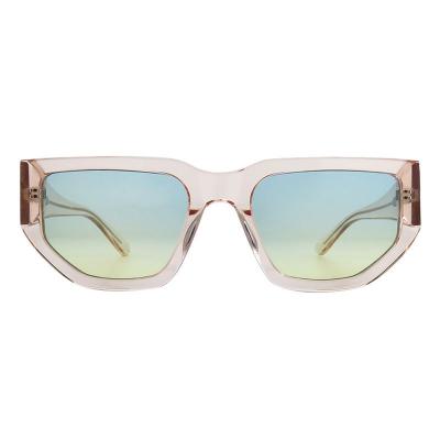 A10838(2) Unisex Scratch Resistant olive green tortoise Acetate Full Rim Geometric Modern Sunglasses Eyewear