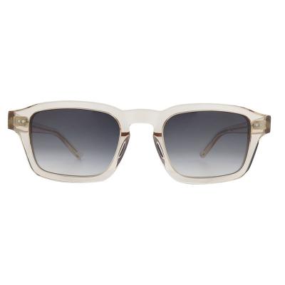 A10820(2) Unisex Premium Quality crystal pink Acetate Full Rim Square Modern Sunglasses Eyewear