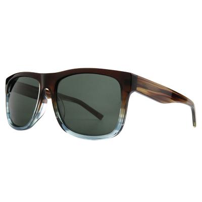 A10841(1) Unisex Durable gradient tortoise to crystal blue Acetate Full Rim Wayfarer Modern Sunglasses Eyewear