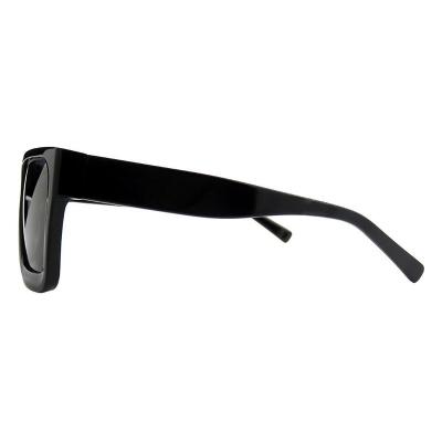 A10836(3) Unisex Durable taupe / beige Acetate Full Rim Square Modern Sunglasses Eyewear