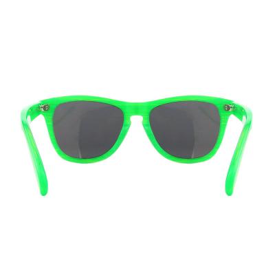 A10833(1) Unisex Durable neon green Acetate Full Rim Wayfarer Modern Sunglasses Eyewear
