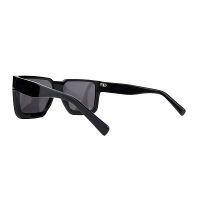 A10836(3) Unisex Durable taupe / beige Acetate Full Rim Square Modern Sunglasses Eyewear