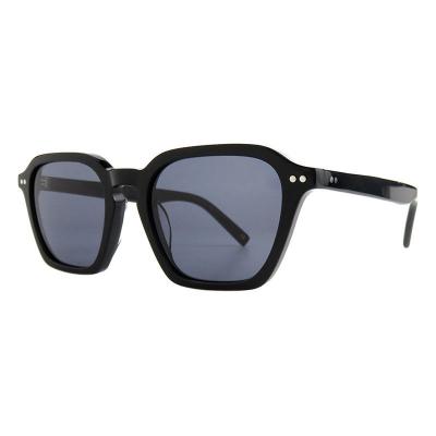 A10826(1) Unisex Spring Hinge black Acetate Full Rim Square Modern Sunglasses Eyewear