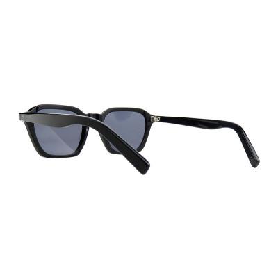 A10826(1) Unisex Spring Hinge black Acetate Full Rim Square Modern Sunglasses Eyewear