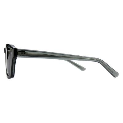 A10820(3) Unisex Lightweight crystal pink Acetate Full Rim Square Modern Sunglasses Eyewear