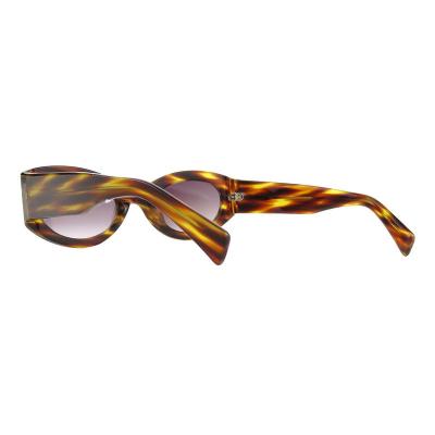 A10834(1) Women's Durable tortoise Acetate Full Rim Oval Vintage Sunglasses Eyewear