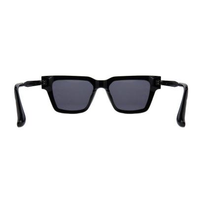 A10823(2) Unisex Polarized crystal marble / pearlescent white Acetate Full Rim Square Modern Sunglasses Eyewear