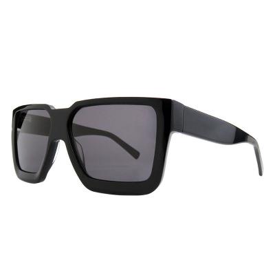 A10836(3) Unisex Durable taupe / beige Acetate Full Rim Square Modern Sunglasses Eyewear
