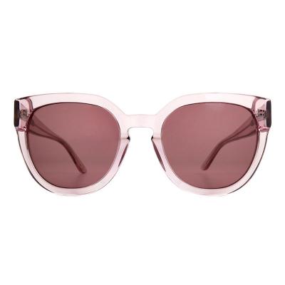 A10832(1) Women's UV400 Protection crystal pink Acetate Full Rim Cat Eye Modern Sunglasses Eyewear