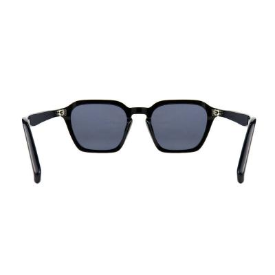 A10826(1) Unisex Spring Hinge black Acetate Full Rim Square Modern Sunglasses Eyewear