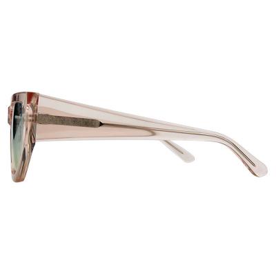 A10838(2) Unisex Scratch Resistant olive green tortoise Acetate Full Rim Geometric Modern Sunglasses Eyewear