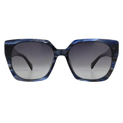 A10852(2) Women's Premium Quality black Acetate Full Rim Cat Eye Modern Sunglasses Eyewear