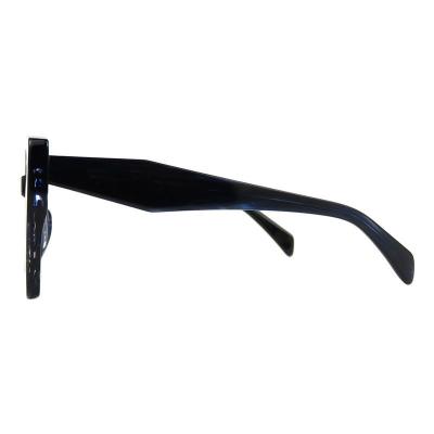 A10852(2) Women's Premium Quality black Acetate Full Rim Cat Eye Modern Sunglasses Eyewear