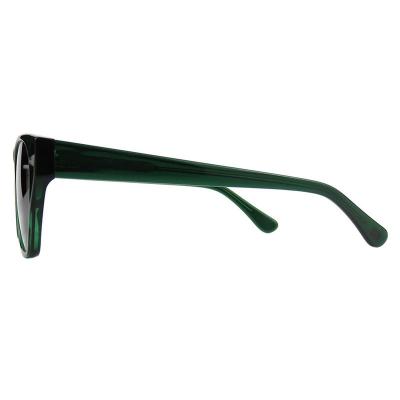 A10854(1) Women's Premium Quality green Acetate Full Rim Cat Eye Modern Sunglasses Eyewear