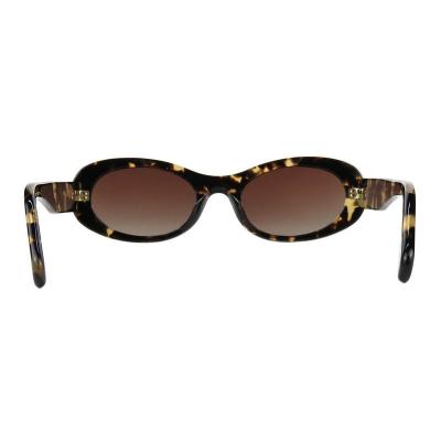 A10859(2) Women's Spring Hinge black Acetate Full Rim Oval Vintage Sunglasses Eyewear
