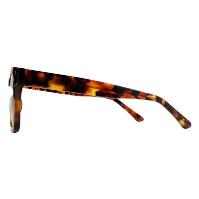 A10842(2) Unisex Polarized black Acetate Full Rim Square Modern Sunglasses Eyewear
