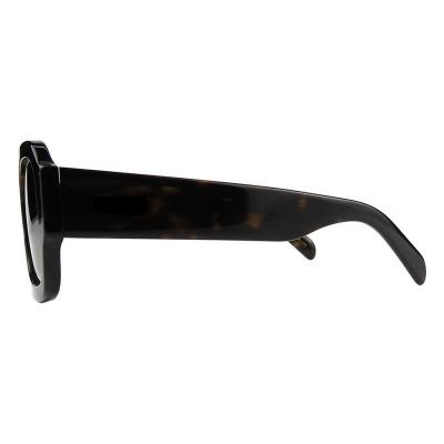 A10861(3) Unisex Lightweight tortoise Acetate Full Rim Square Modern Sunglasses Eyewear