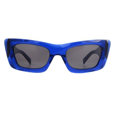 A10848(1) Unisex Durable blue Acetate Full Rim Geometric Modern Sunglasses Eyewear