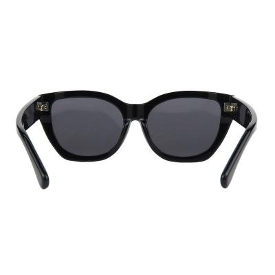 A10855(1) Women's Spring Hinge black Acetate Full Rim Cat Eye Luxury Sunglasses Eyewear