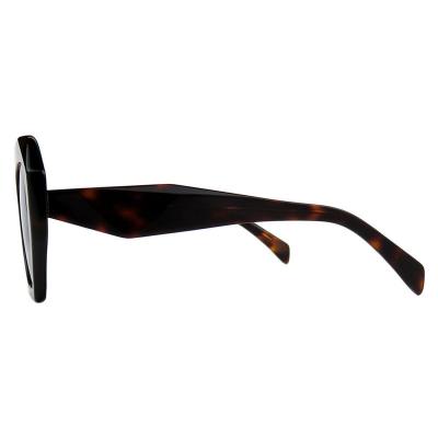 A10856(3) Women's Scratch Resistant black Acetate Full Rim Geometric Modern Sunglasses Eyewear