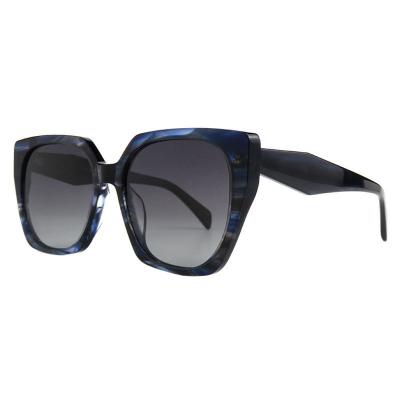 A10852(2) Women's Premium Quality black Acetate Full Rim Cat Eye Modern Sunglasses Eyewear
