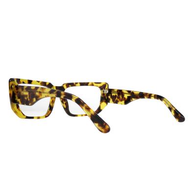 A10849(3) Unisex Hand Polished black Acetate Full Rim Square Modern Sunglasses Eyewear
