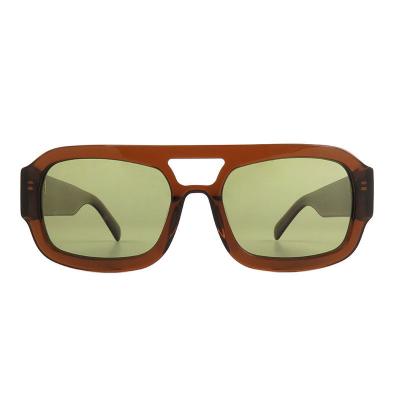 A10861(2) Unisex UV400 Protection tortoise Acetate Full Rim Square Modern Sunglasses Eyewear