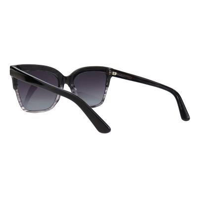 A10851(2) Women's UV400 Protection burgundy with red tortoise pattern Acetate Full Rim Square Modern Sunglasses Eyewear