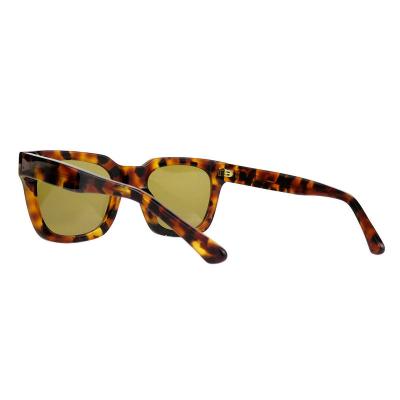 A10842(2) Unisex Polarized black Acetate Full Rim Square Modern Sunglasses Eyewear