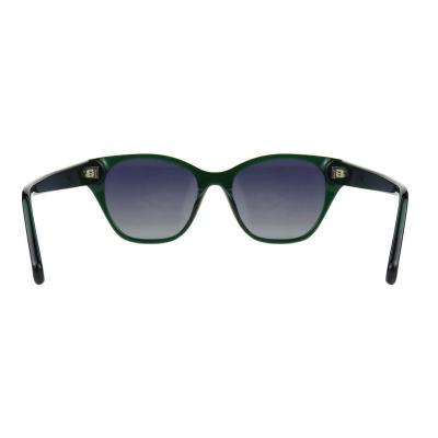 A10854(1) Women's Premium Quality green Acetate Full Rim Cat Eye Modern Sunglasses Eyewear