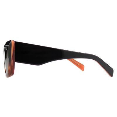 A10848(2) Unisex Lightweight blue Acetate Full Rim Geometric Modern Sunglasses Eyewear